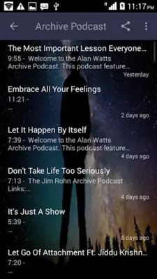 Alan Watts Teachings android App screenshot 2